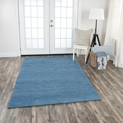 Rizzy Fifth Avenue Fa173B Blue Solid Color Area Rug