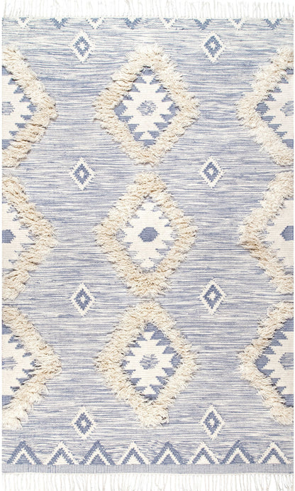 Nuloom Savannah Moroccan Nsa3319C Blue Area Rug