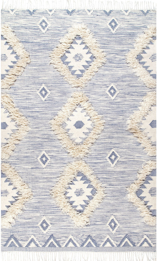 Nuloom Savannah Moroccan Nsa3319C Blue Area Rug