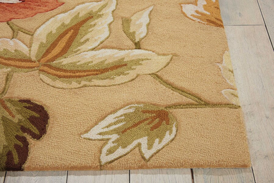 Nourison Fantasy Fa11 Beige Floral / Country Area Rug