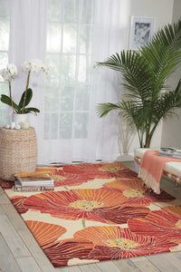 Nourison Fantasy Fa24 Sunset Floral / Country Area Rug