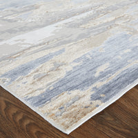 Feizy Laina 39G5F Beige/Blue Area Rug