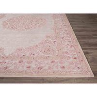 Jaipur Fables Malo Fb123 Bright White / Parfait Pink Area Rug