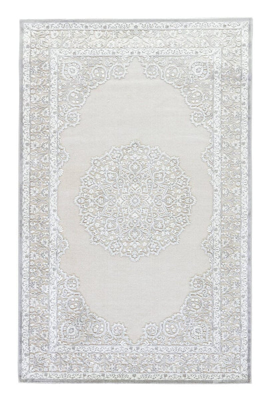 Jaipur Fables Malo Fb124 Bright White / Neutral Gray Area Rug