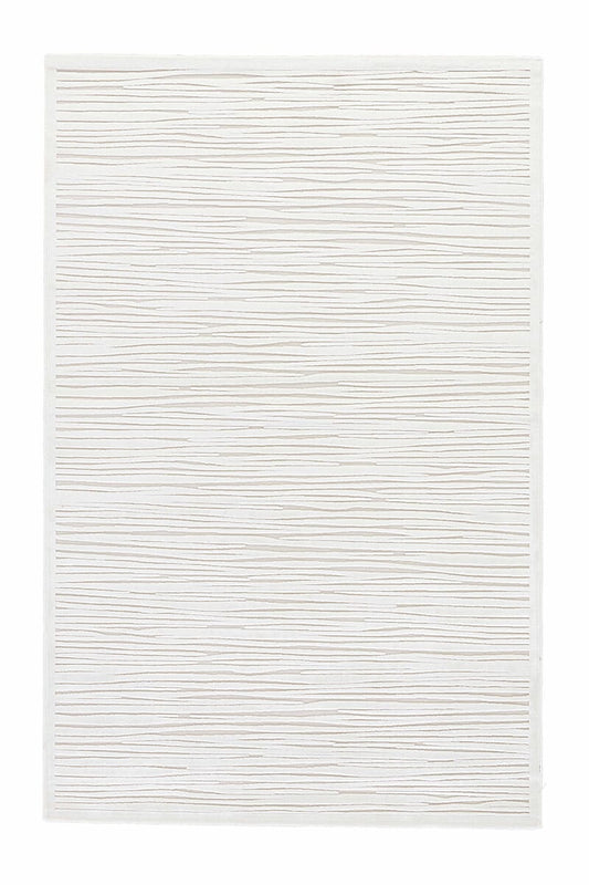 Jaipur Fables Linea Fb53 White / White Area Rug