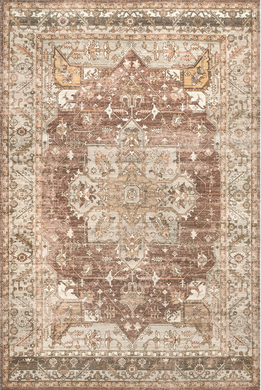 Nuloom Lorena Hand Nlo3415A Rust Area Rug