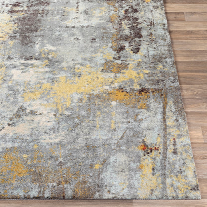 Surya Felicity Fct-8008 Charcoal, Medium Gray, Moss, Pale Blue Area Rug