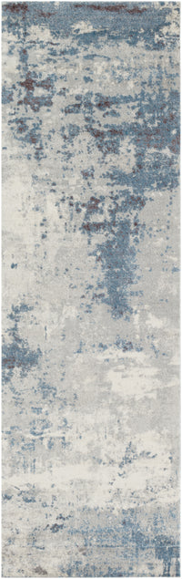 Surya Felicity Fct-8010 Bright Blue, Charcoal, Cream Area Rug