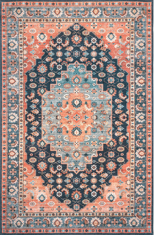 AreaRugs.com Wavaj Nwa1077A Blue Area Rug