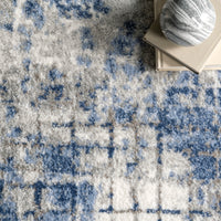 Nuloom Georgie Grid Nge3096A Light Gray Area Rug