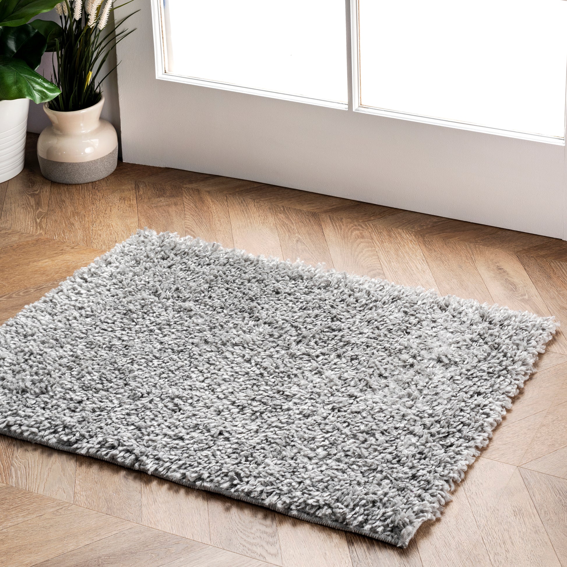 Nuloom Kara Solid Nka2228B Gray Area Rug