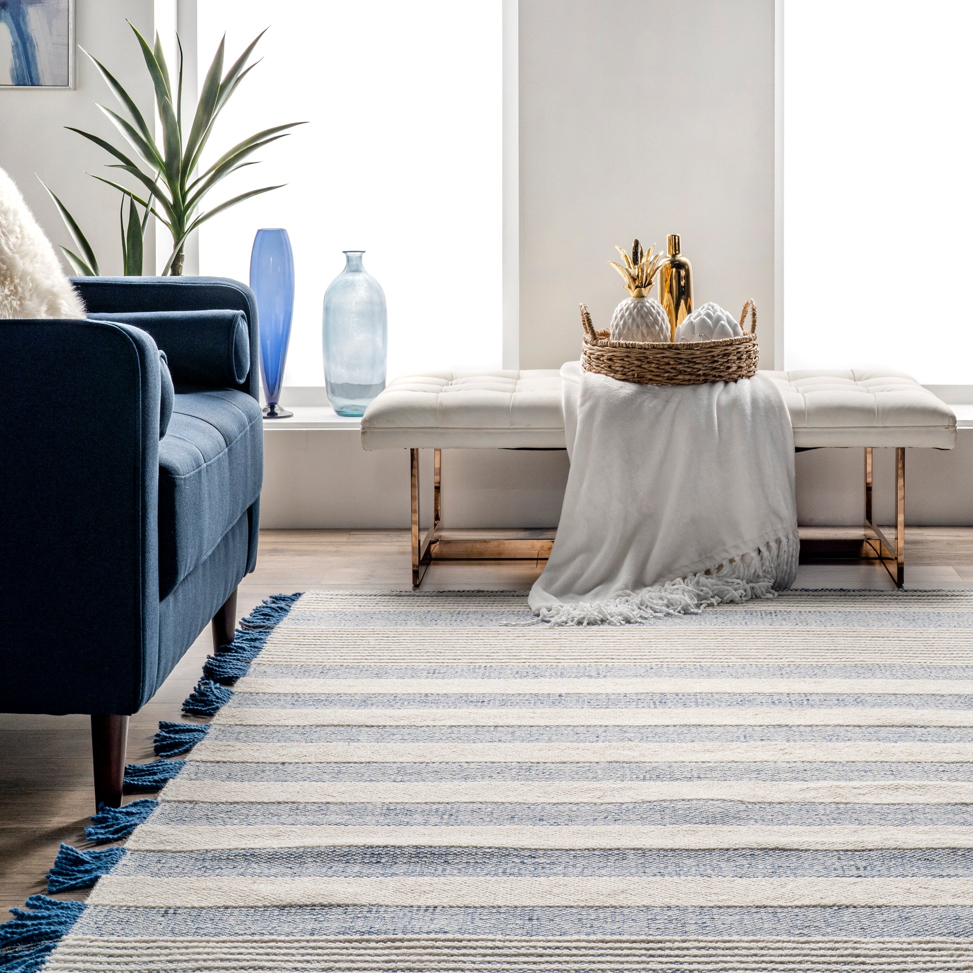 Nuloom Jennie Nje1966A Blue Area Rug