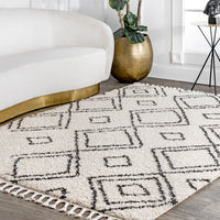 Nuloom Serena Trellis Nse2927A Off White Area Rug