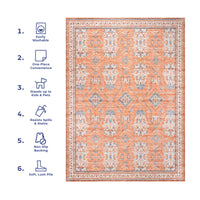 AreaRugs.com Wavaj Nwa1168A Rust Area Rug