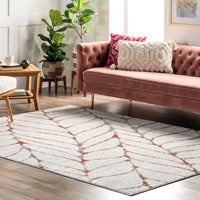 Nuloom Boyce Leaves Nbo1500A Beige Area Rug