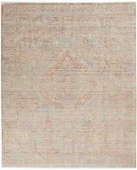 Nourison Lustrous Weave Luw02 Grey/Brick Area Rug