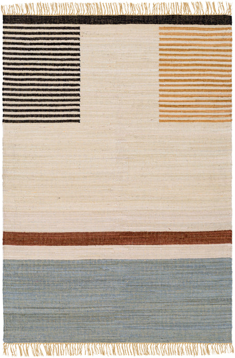 Surya Fulham Fhm-2302 Khaki, Camel, Black, Dark Brown Rugs.