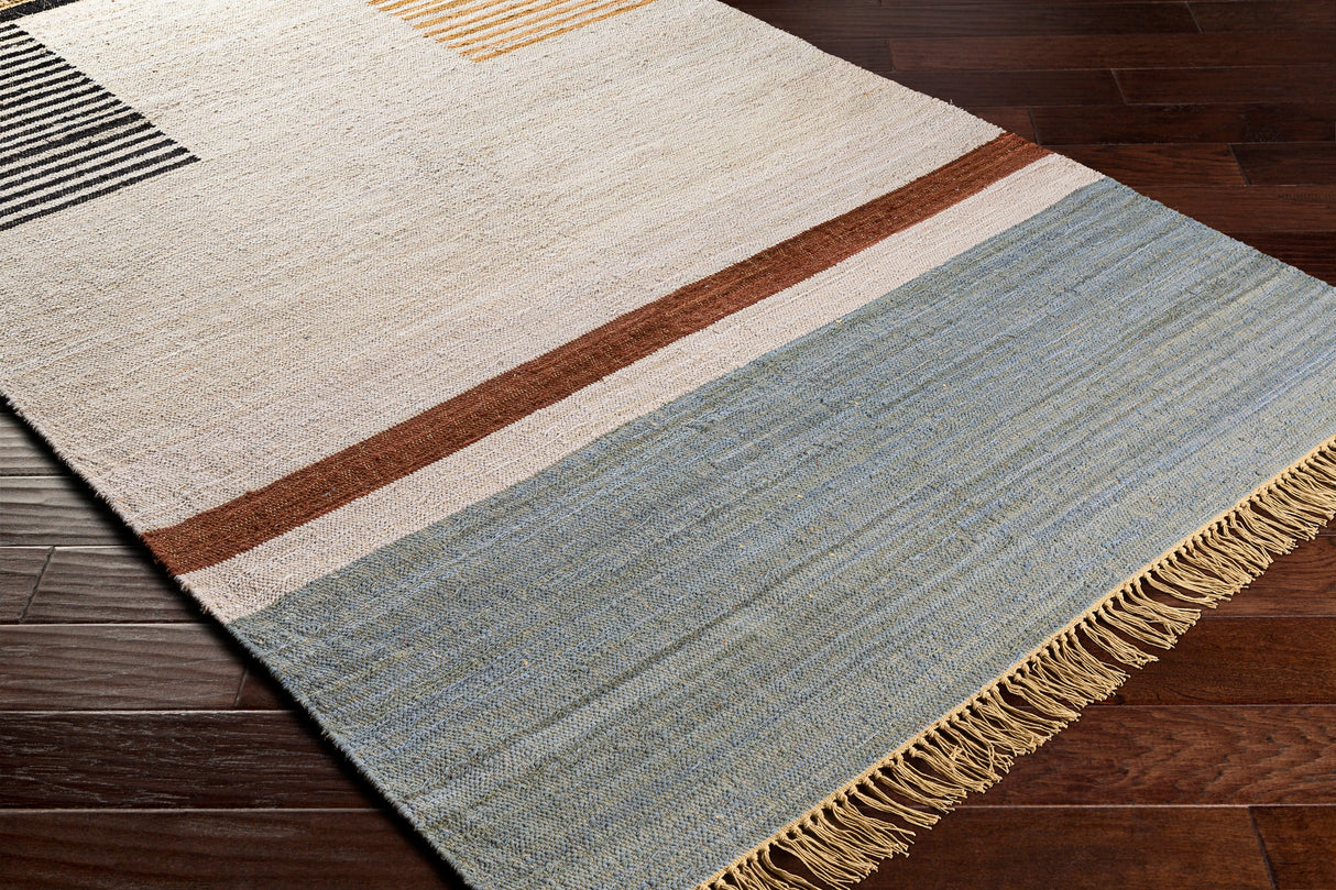 Surya Fulham Fhm-2302 Khaki, Camel, Black, Dark Brown Rugs.