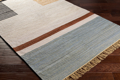 Surya Fulham Fhm-2302 Khaki, Camel, Black, Dark Brown Rugs.