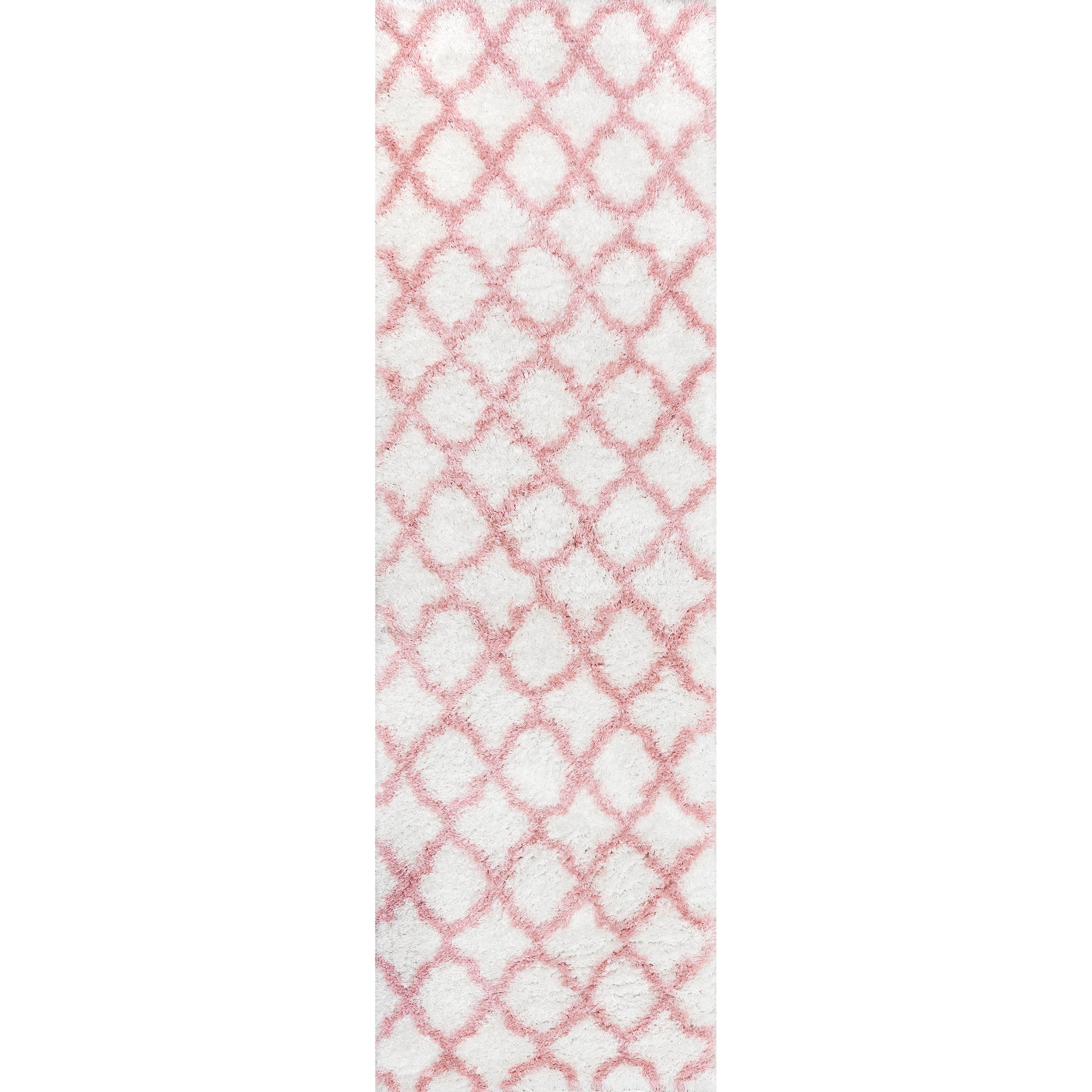 Nuloom Nelda Trellis Kids Nne2915A Baby Pink Area Rug