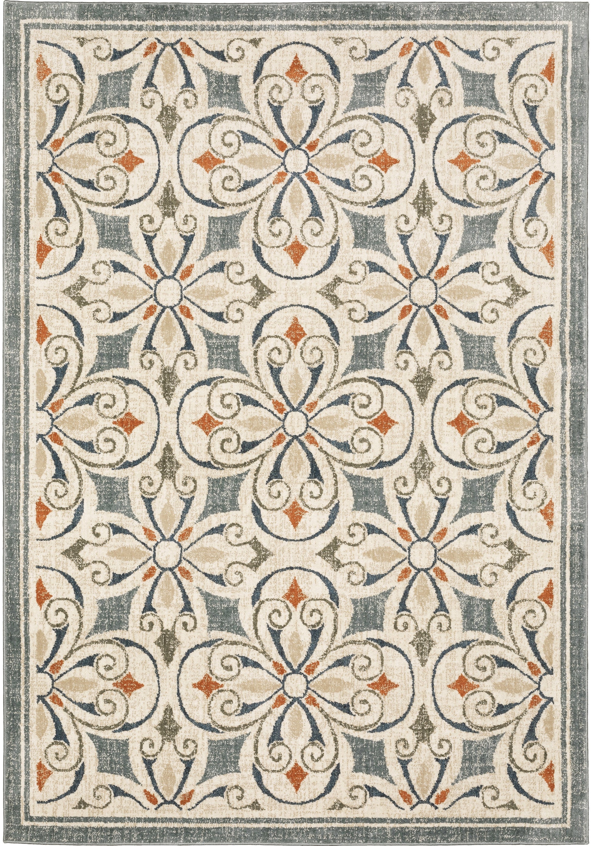 Oriental Weavers Sphinx Fiona 001Y6 Blue/ Beige Area Rug