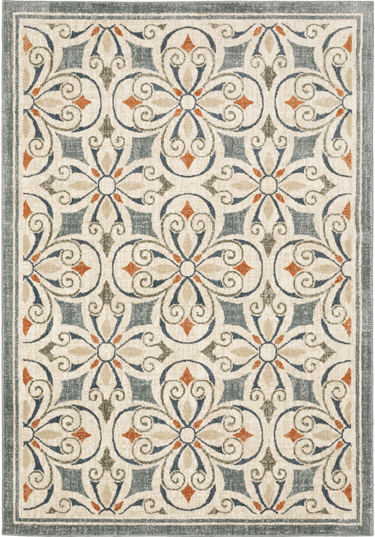 Oriental Weavers Sphinx Fiona 001Y6 Blue/ Beige Area Rug