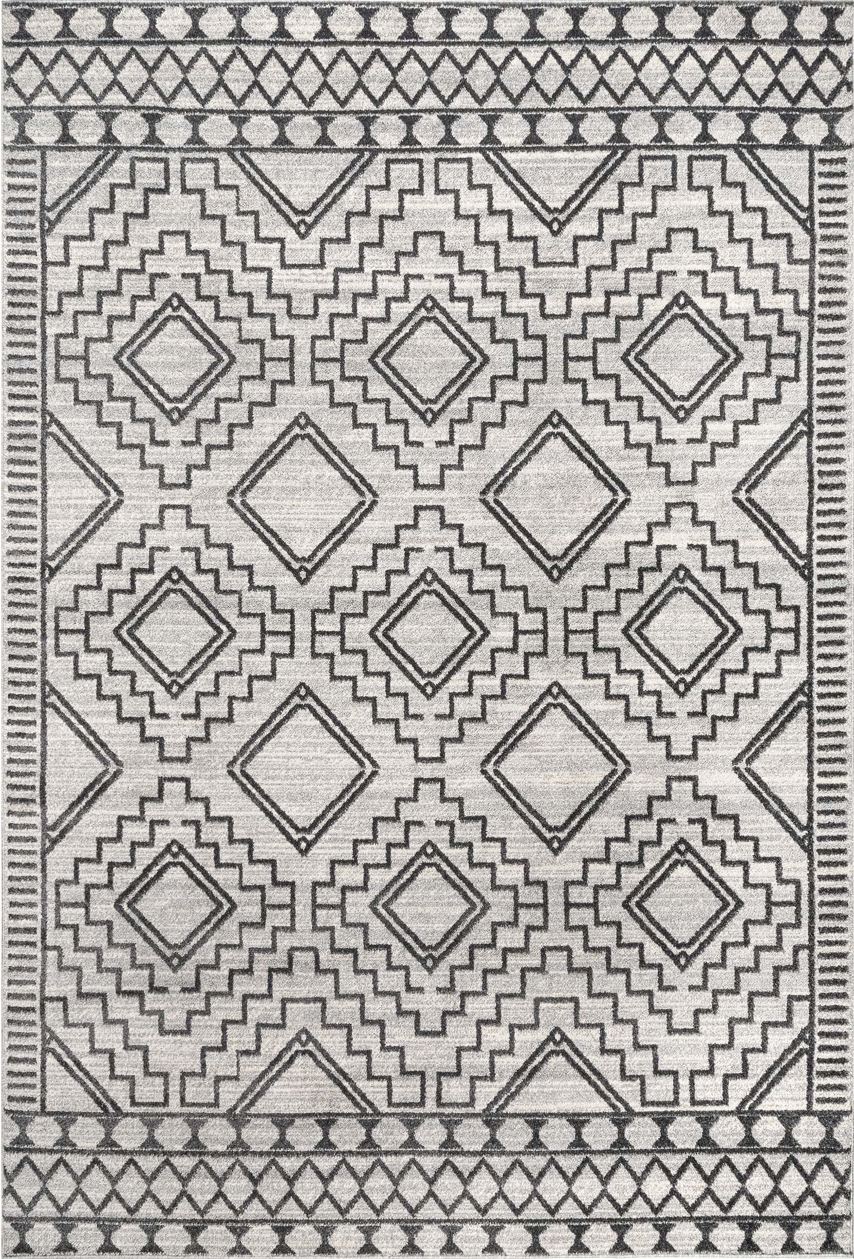 Nuloom Cameron Moroccan Nca1317B Gray Area Rug