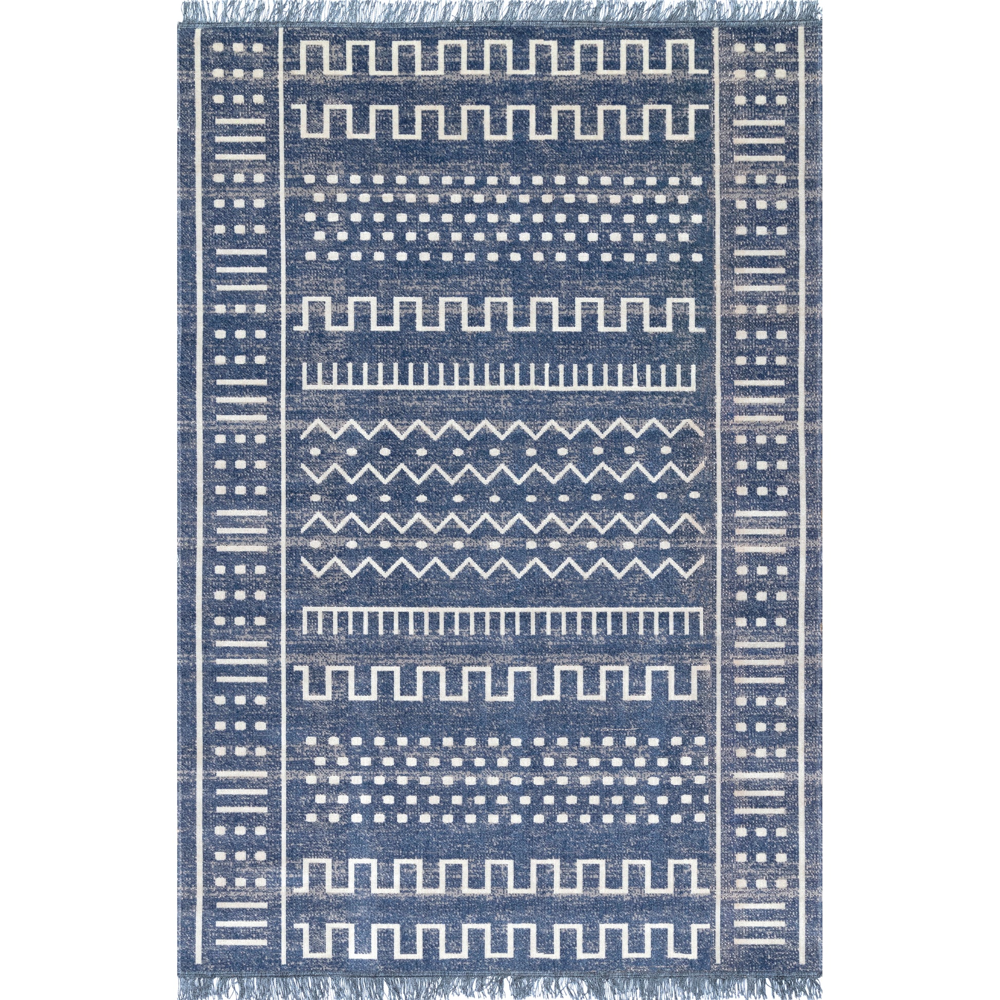 Nuloom Tribal Cora Ntr1483B Blue Area Rug