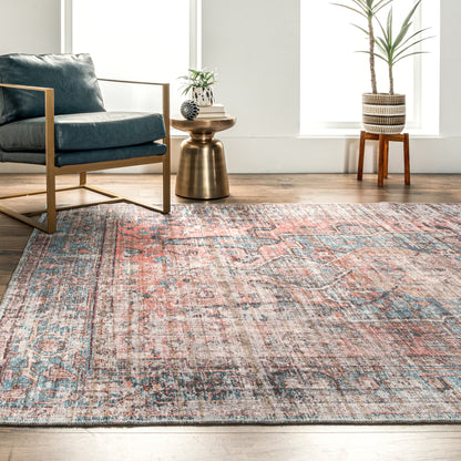 AreaRugs.com Wavaj Nwa1235A Blue Area Rug