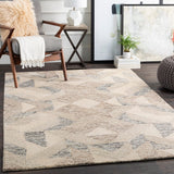 Surya Falcon Flc-8002 Camel, Dark Brown, Beige, Taupe Rugs.