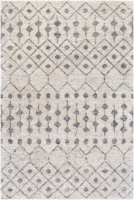 Surya Falcon Flc-8011 Ivory, Medium Gray, Light Gray Area Rug