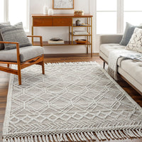 Surya Fleur Fle-2302 Grey Area Rug