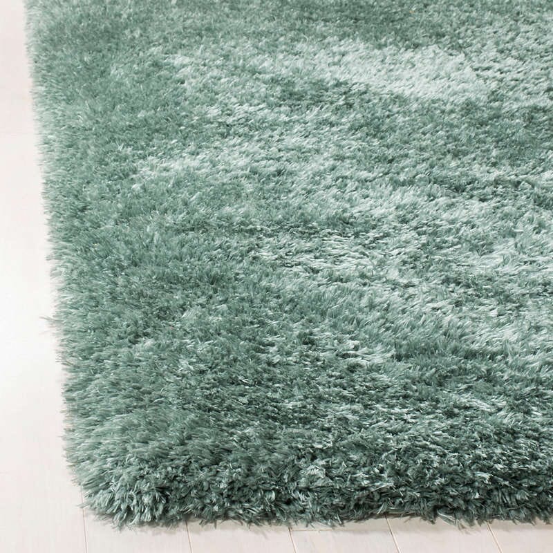 Safavieh Flokati Shag Flk950M Blue Shag Area Rug