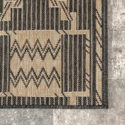 Nuloom Claudia Tribal Ncl1814C Charcoal Area Rug