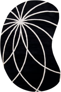 Surya Forum fm-7072 Black / White Area Rug