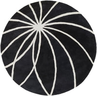 Surya Forum fm-7072 Black / White Area Rug