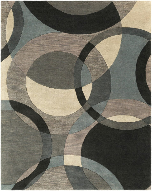 Surya Forum Fm-7193 Khaki, Teal, Charcoal, Black, Taupe Rugs.