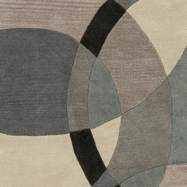 Surya Forum Fm-7193 Khaki, Teal, Charcoal, Black, Taupe Rugs.