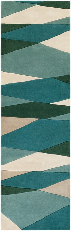 Surya Forum Fm-7204 Khaki, Light Gray, Charcoal, Tan Geometric Area Rug