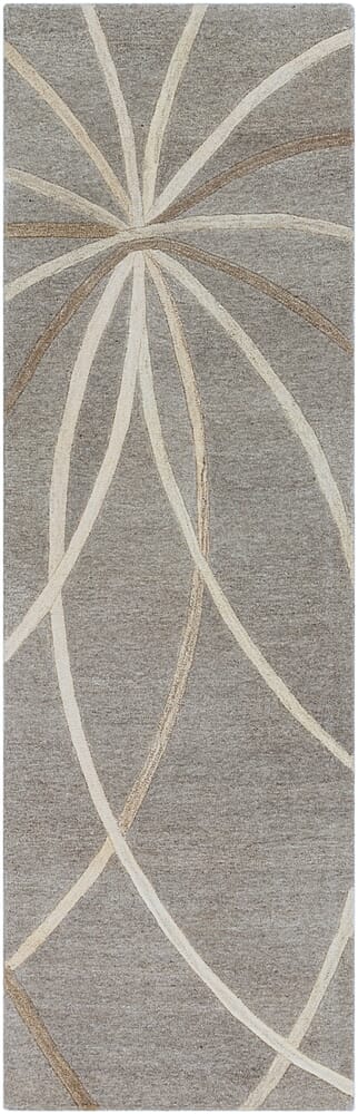 Surya Forum Fm-7217 Medium Gray, Cream, Camel Geometric Area Rug