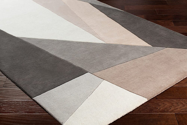 Surya Forum Fm-7225 Charcoal, Light Gray, Khaki, Camel Rugs.