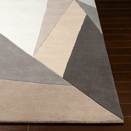 Surya Forum Fm-7225 Charcoal, Light Gray, Khaki, Camel Rugs.