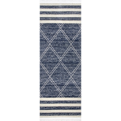 Nuloom Roberge Coastal Nro1487A Blue Area Rug