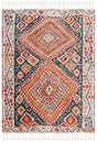 Safavieh Farmhouse Fmh816A Ivory / Navy Southwestern Area Rug