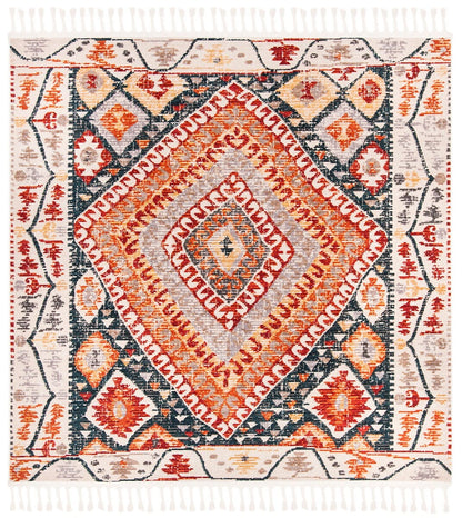 Safavieh Farmhouse Fmh816A Ivory / Navy Southwestern Area Rug