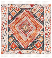 Safavieh Farmhouse Fmh816A Ivory / Navy Southwestern Area Rug