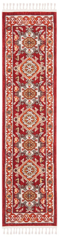 Safavieh Farmhouse Fmh825A Ivory / Red Area Rug