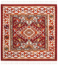 Safavieh Farmhouse Fmh825A Ivory / Red Area Rug