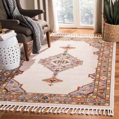 Safavieh Farmhouse Fmh830F Grey / Cream Area Rug