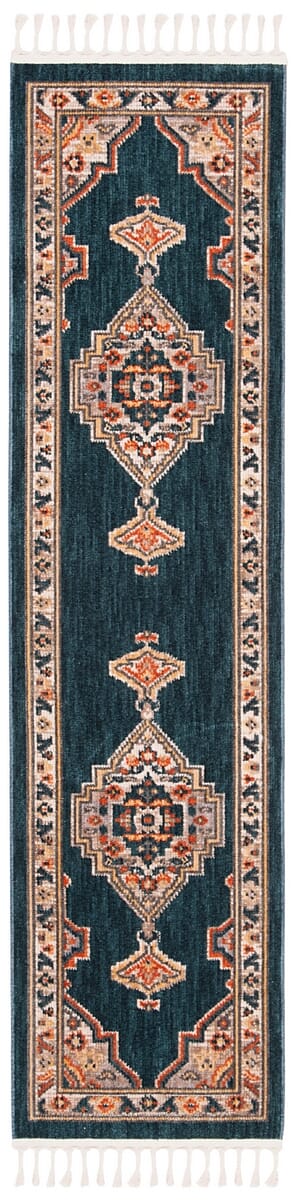 Safavieh Farmhouse Fmh830N Cream / Navy Area Rug